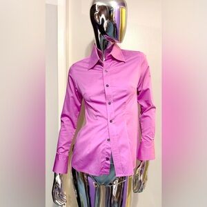 Kenneth Cole - Vibrant Raspberry Pink Shirt (tailored down from a medium)